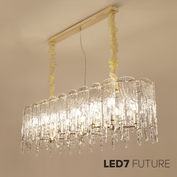 Ritz - Defrost Ice Rectangular Chandelier